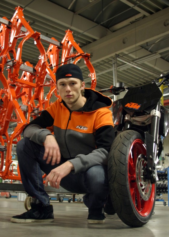 ROK stunt rider Rok Bagoros Slovenia stuntrider signs with KTM