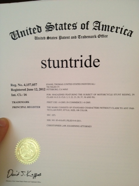 Stuntride Trademark!