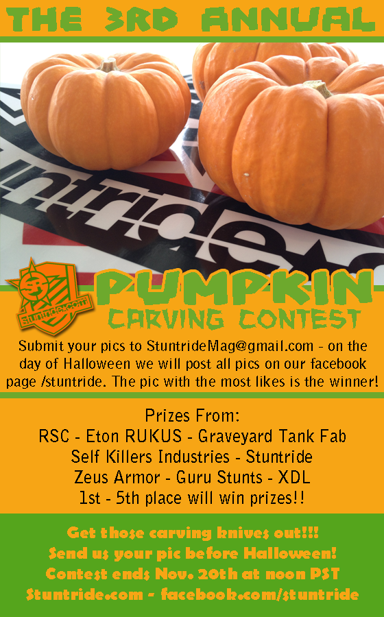 2012-stuntride-pumpkin-contest 2012 Stuntride.com Pumpkin Carving Contest!